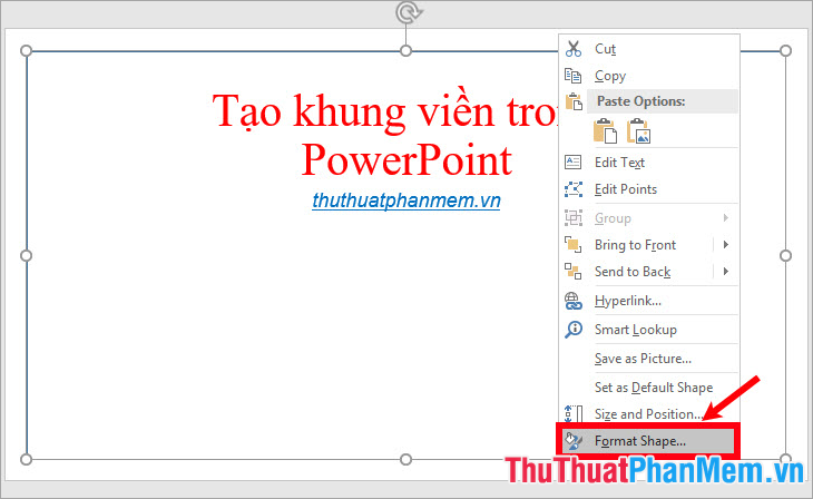 Hướng dẫn tạo khung viền trong Powerpoint