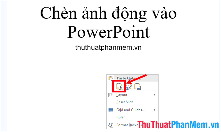 Cách chèn chữ vào hình ảnh trong PowerPoint  QuanTriMangcom
