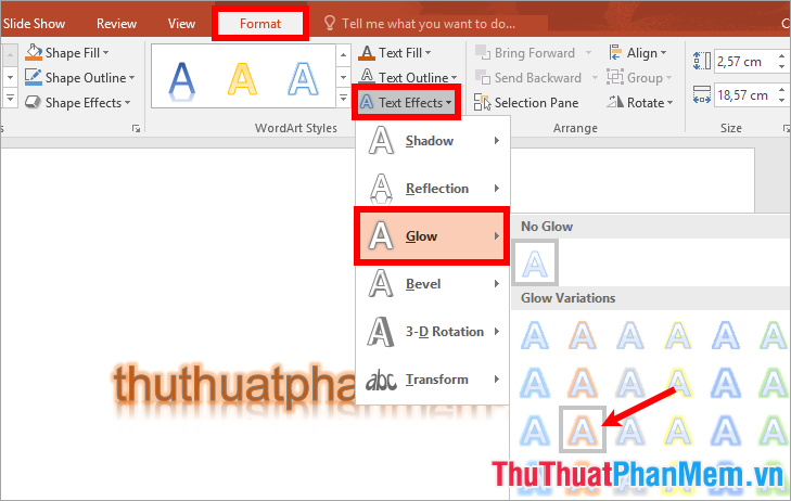 Cách tạo chữ nghệ thuật trong Powerpoint