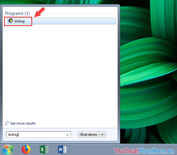 Nhập từ khóa dxdiag
