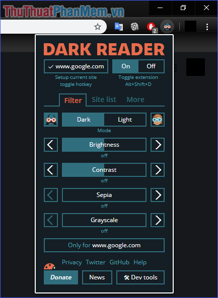 Cách bật chế độ Dark Mode trên Chrome