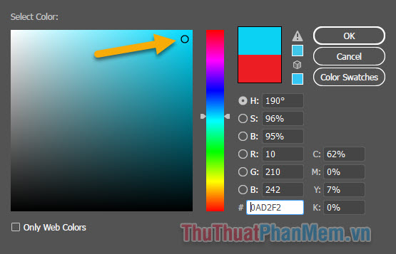 Hướng dẫn tô và thay đổi màu trong Adobe Illustrator