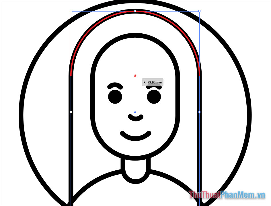 Vẽ hình minh họa avatar cơ bản bằng Adobe Illustrator (20)