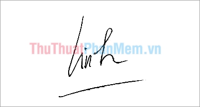 Mẫu chữ ký đẹp tên Linh