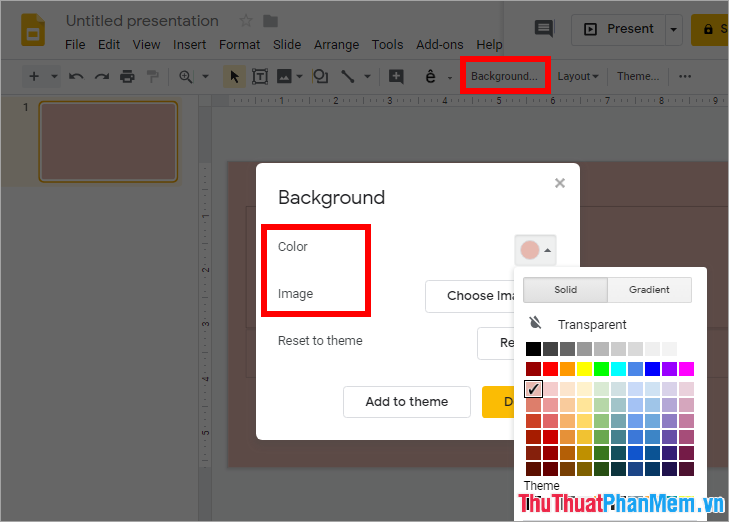 Cách tạo Slide Powerpoint trực tuyến bằng Google Slides