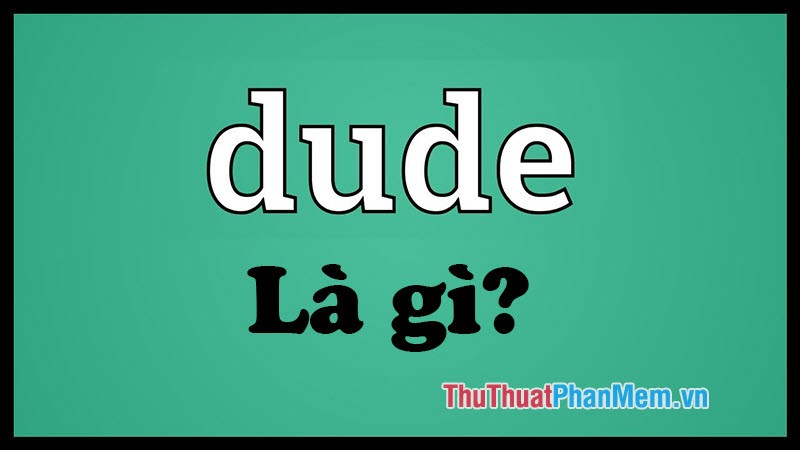 Dude là gì? Dude trong tiếng Anh có nghĩa là gì?
