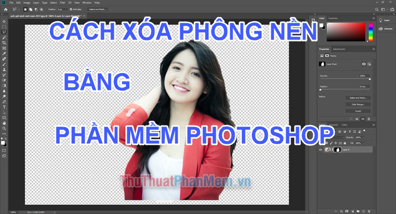 Nếu bạn muốn tạo hình ảnh đẹp và chuyên nghiệp, nên xóa phông nền bằng Photoshop. Hiện nay, Photoshop đã được nâng cấp để giúp bạn thực hiện công việc này dễ dàng và nhanh chóng hơn bao giờ hết. Với một vài thao tác đơn giản, bạn có thể lưu lại những kỷ niệm đẹp và tạo ra những hình ảnh đẹp đến bất ngờ. Hãy xem hình ảnh liên quan để tìm hiểu thêm về cách xóa phông nền trên Photoshop nhé!