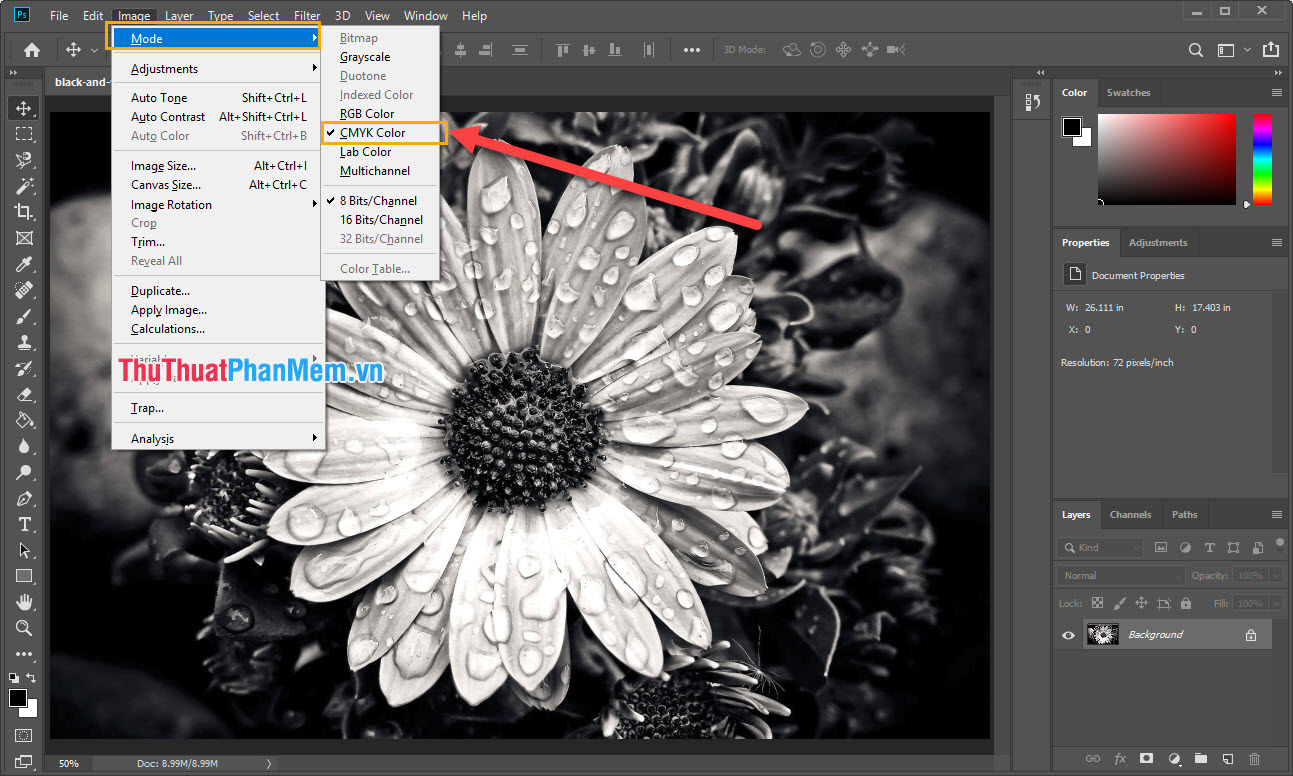 Cách chuyển ảnh đen trắng sang ảnh màu bằng Photoshop