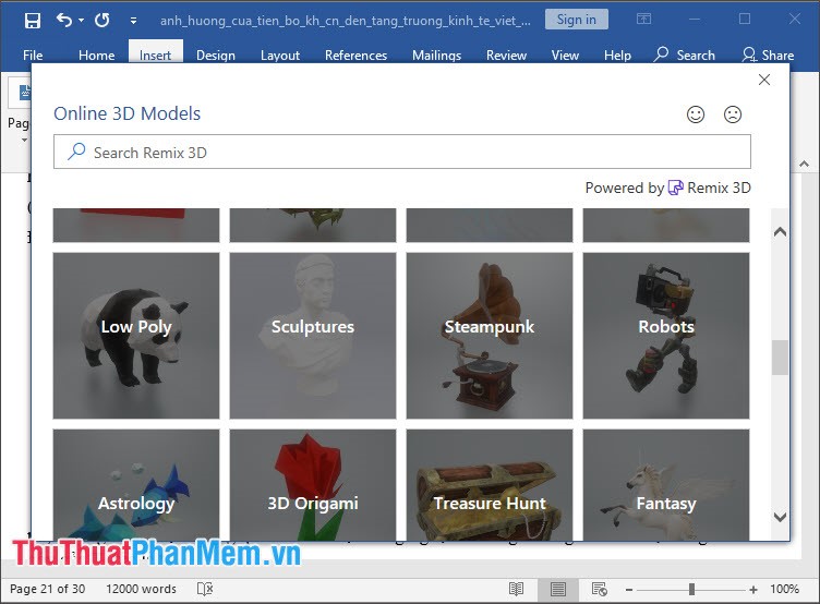 Online 3D Models