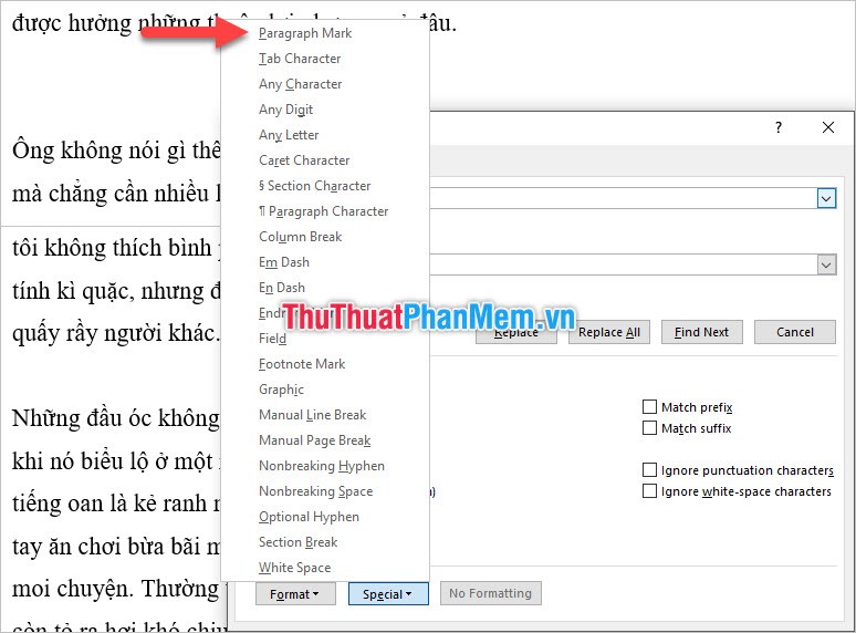 Paragraph Mark