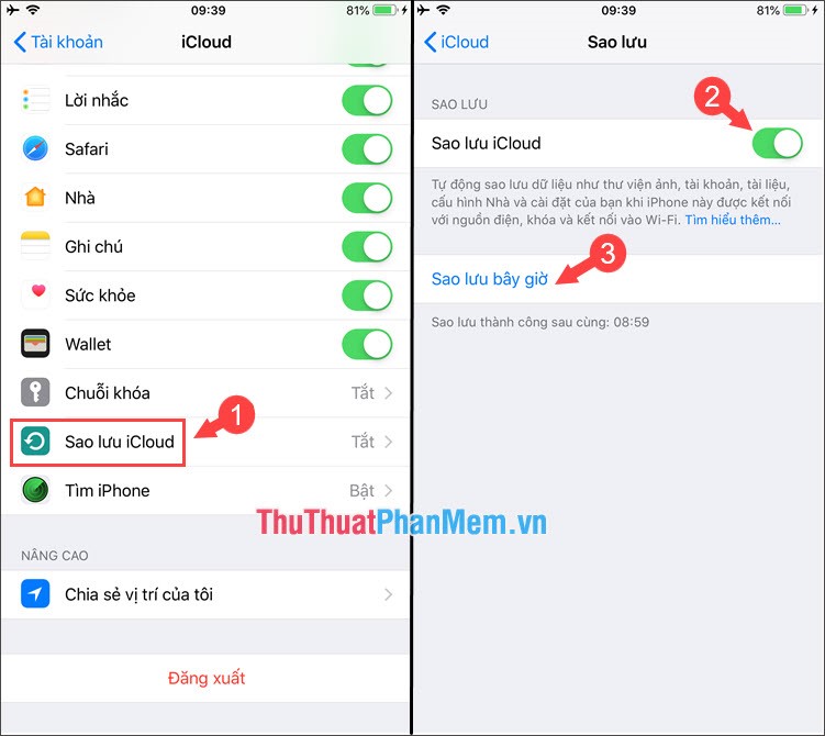 Cách Backup (Sao lưu) và Restore (khôi phục) dữ liệu trên iPhone, iPad