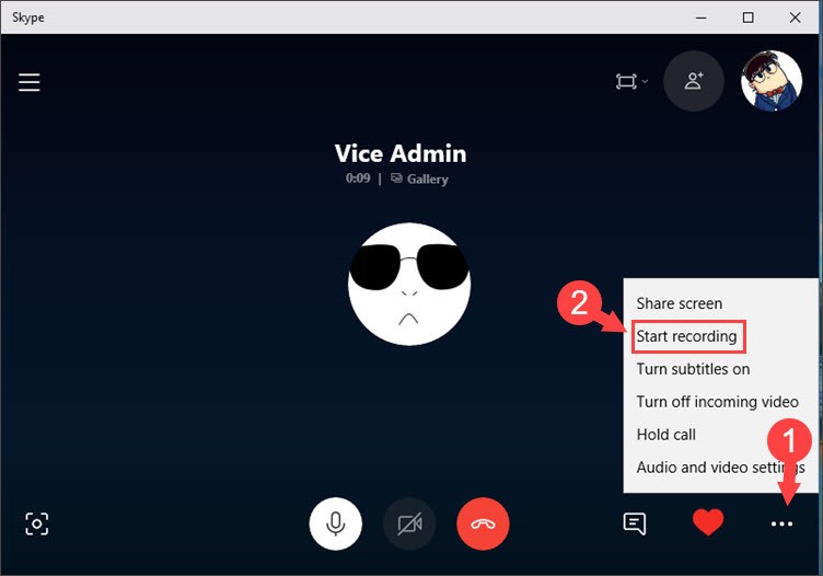Cách ghi âm, ghi hình cuộc gọi Skype, quay lại video Skype trong Windows 10