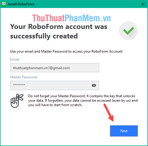 Cách tự động điền thông tin cá nhân, thông tin đăng ký trên Web bằng Roboform