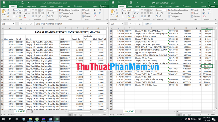Cách mở 2 file Excel cùng lúc trên màn hình
