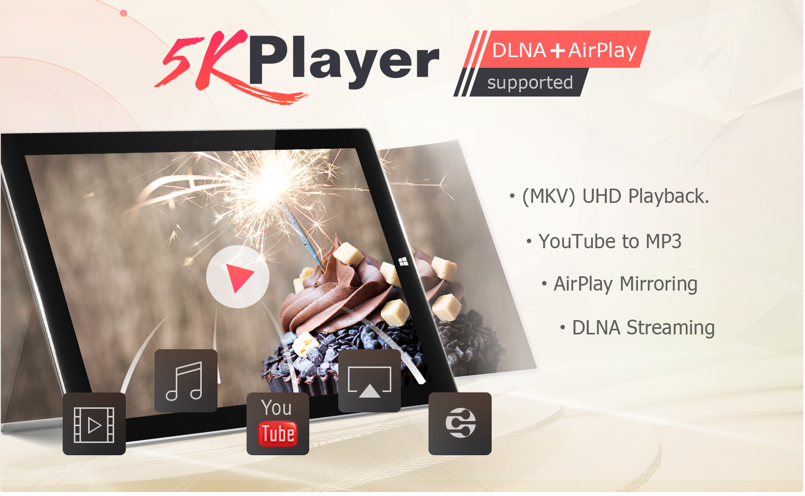 5KPlayer - Phần mềm xem, download, stream và cắt Video 4K tốt nhất