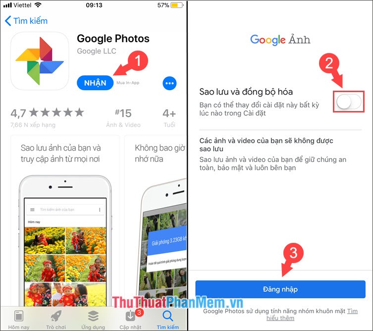 Cách tải ảnh từ Google Photos về điện thoại iPhone, Android dễ dàng